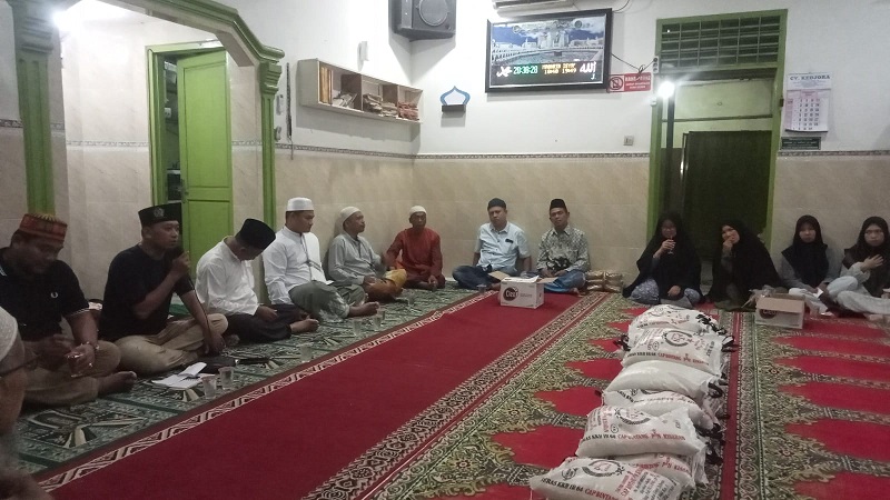 Pengurus Badan Keswadayaan Masyarakat (BKM) Musala At Taubah, Kelurahan Mutiara, Kecamatan Kota Kisaran Timur, Asahan (Foto: Ist)
