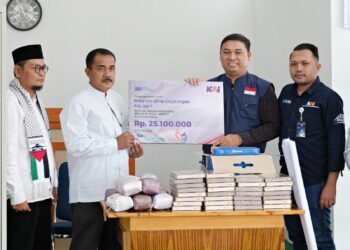 KAI Sumbar Salurkan Program TJSL Senilai Rp85,56 Juta
