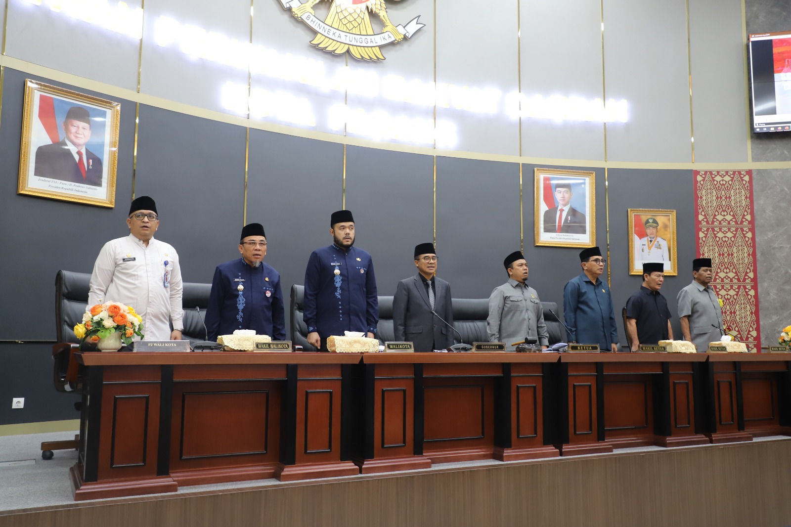 Paripurna Sertijab Wali Kota Padang sedang berlangsung. Senin, (03/03/2025) [foto : sci/Ade]