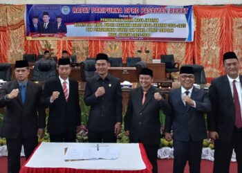 Rapat Paripurna DPRD Pasbar, Pengumuman Akhir Masa Jabatan Bupati/Wabup 2021-2025 serta Bupati Terpilih 2025-2030
