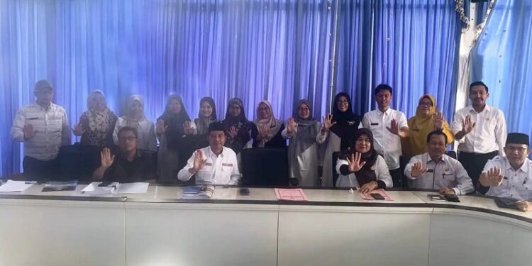 Wabup dan Ketua DPRD Pasbar Ikuti Peluncuran Indeks Pencegahan Korupsi