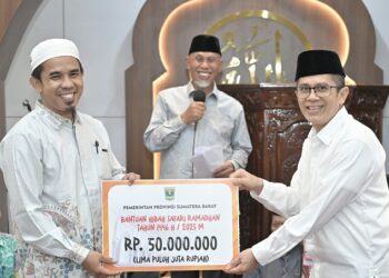 Syukuran dan Buka Bersama, Gubernur Ajak Warga Luak Agam Dukung Gerak Cepat Pembangunan Sumbar