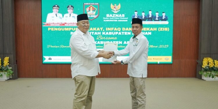 Penerimaan Zakat, Infaq dan Sedekah Baznas Asahan Menurun 16,45 Persen