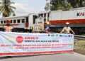 Demi Keselamatan, KAI Sumbar Ajak Pengguna Jalan Tertib Berlalu Lintas