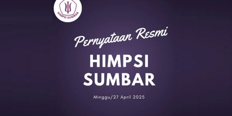 Waspada Psikolog Gadungan, HIMPSI Sumbar Imbau Masyarakat Cek Keabsahan dan Legalitas