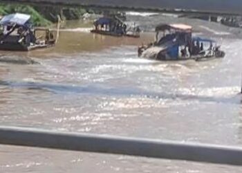 PETI Marak di Sungai Batanghari Dharmasraya, Aparat Hukum Diminta Segera Menindak