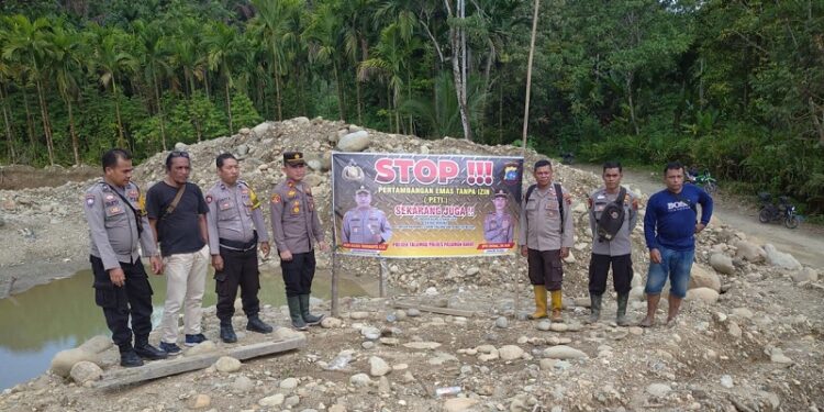 Polsek Talamau Gencar Sosialisasikan Bahaya Tambang Emas Ilegal