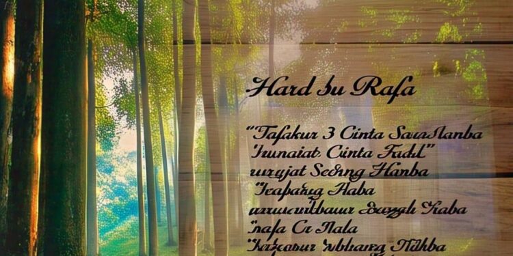 Bahasa Indah Majas-majas dalam Buku “Tafakur 3 Munajat Cinta Seorang Hamba” karya Hardi Abu Rafa