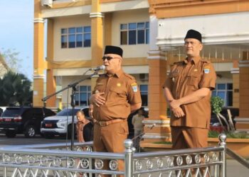 Pemda Pasbar Gelar Apel Gabungan dan Halalbihalal Pascalebaran