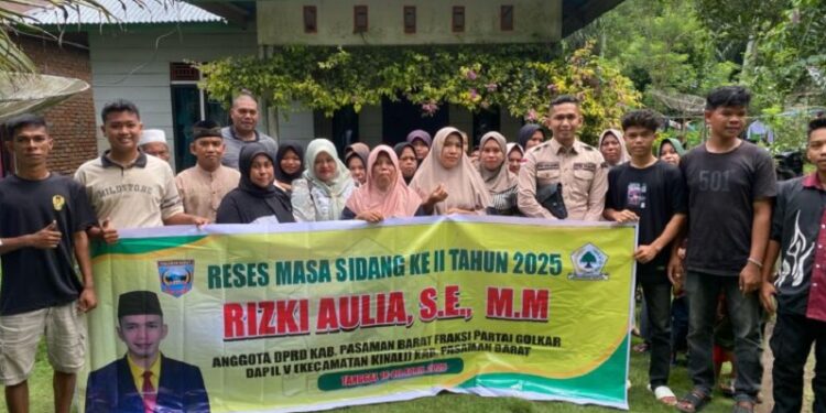 Rizki Aulia Serap Aspirasi Warga Aur Serumpun Saat Reses DPRD Pasbar