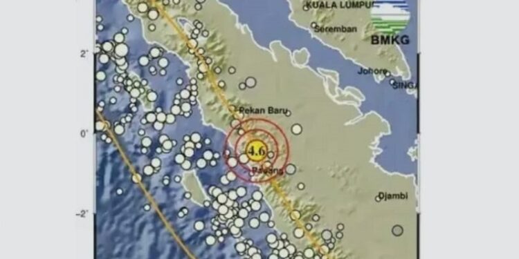 Gempa 4,6 Guncang Padang Panjang, BMKG: Tak Berpotensi Tsunami