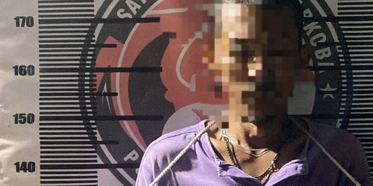 Pelaku penyalahgunaan Narkoba, RTS (46). [foto : ist]