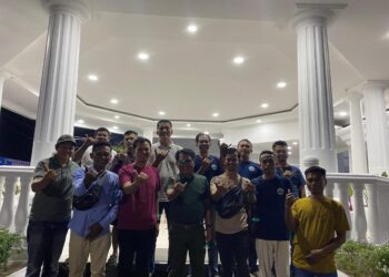 Foto bersama PSPK dengan Bupati Padang Pariaman, John Kenedy Azis di rumah dinas bupati. Sabtu, (24/05/2025) [foto : sci/yrp]