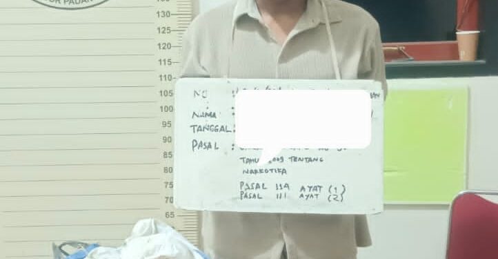 AG, pelaku penyalah gunaan Narkoba. [foto : ist]