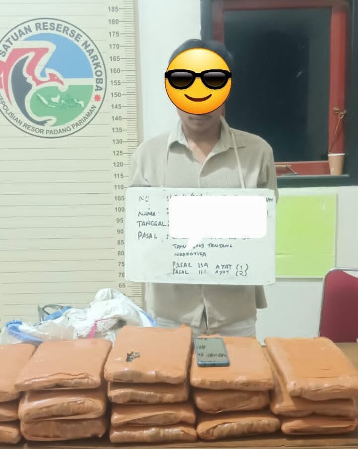 AG, pelaku penyalah gunaan Narkoba. [foto : ist]