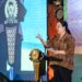Ketua DPR RI, Puan Maharani saat menghadiri Rapimnas Dekopin. Senin, (26/05/2025) [foto : ist]
