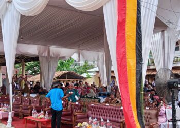 Suasana jelang pembukaan festival juadah di Toboh Gadang Barat, Padang Pariaman. Sabtu, (10/05/2025)