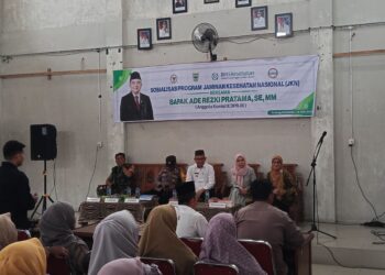 Sosialisasi JKN di Kayu Tanam. Jum'at, (16/05/2025) [foto : sci/yrp]