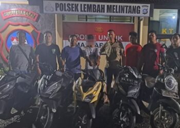 Residivis Curanmor Diringkus Polsek Lembah Melintang, Lima Motor Diamankan