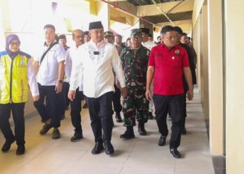 Pasar Modern Rakyat di Sungai Rumbai Diresmikan Bupati Sutan Riska