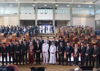 DPRD Dharmasraya Gelar Rapat Paripurna Sertijab Bupati Terpilih