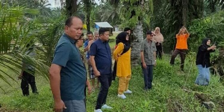 Tinjau Kondisi Banjir di Timpeh, Ketua DPRD Dharmasraya: Perlu Solusi Konkret Biar Tidak Terulang