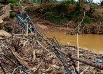 Jembatan Gantung Buktung Ampang Kuranji Putus, Aktivitas Warga dan Pertanian Terganggu