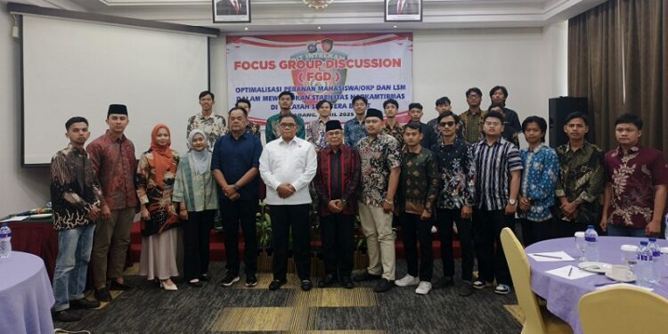 Polda Sumbar Gelar FGD tentang Peran Mahasiswa/OKP dan LSM