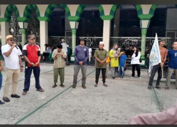 Wakil Ketua DPRD Kabupaten Padang Pariaman, Firman di Masjid Kabun Pauh Kamba. [foto : ist]