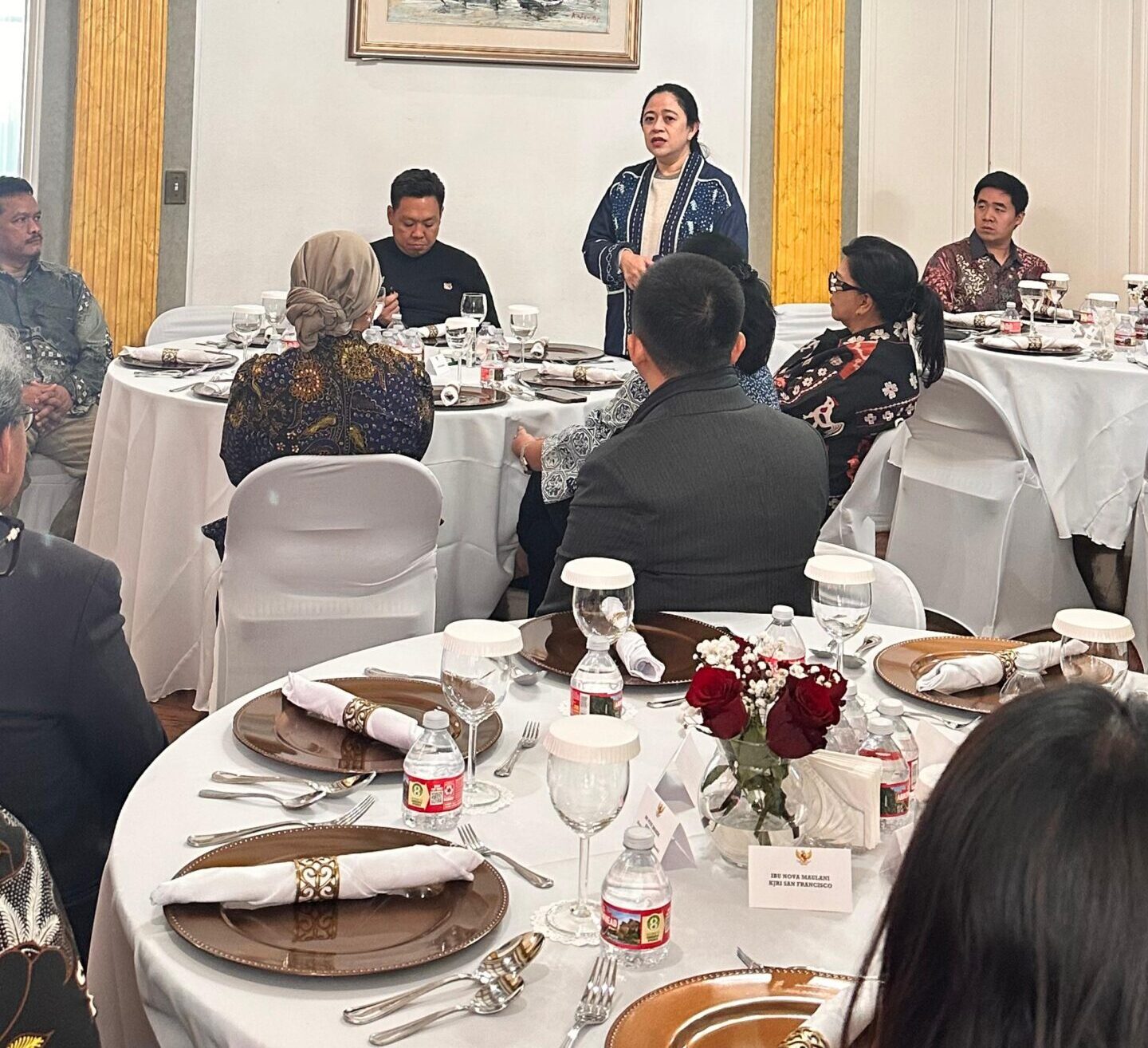 Ketua DPRD RI, Puan Maharani di San Fransisco, California.  [foto : ist]