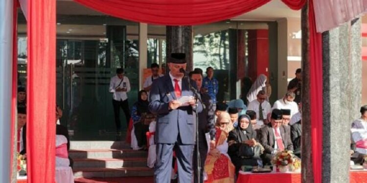 Sumbar Gelar Upacara Peringatan Harlah Pancasila, Gubernur Tekankan Implementasi Nilai-Nilai Pancasila