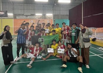 HMI Komisariat FKIP Sukses Gelar Turnamen Futsal Liga Hijau Hitam Cup I