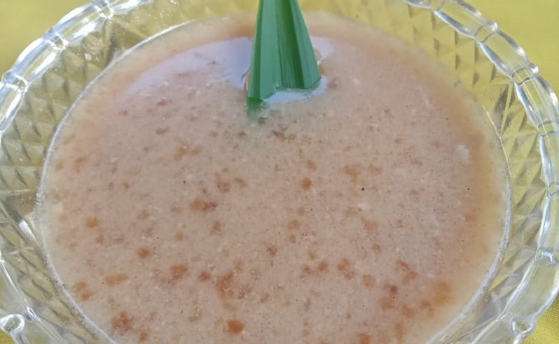 Bubur Kirai, makanan khas tradisional Muaro Bungo yang ada sejak zaman dahulu (Foto: Rahma Yani)