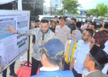 Wali Kota Padang Fadly Amran, menerima kunjungan Anggota Komisi V DPR RI Zigo Rolanda. [foto : ist]