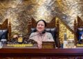 Ketua DPR RI, Puan Maharani saat Rapat Paripurna di Gedung DPR, Senayan, Jakarta. [foto : ist]