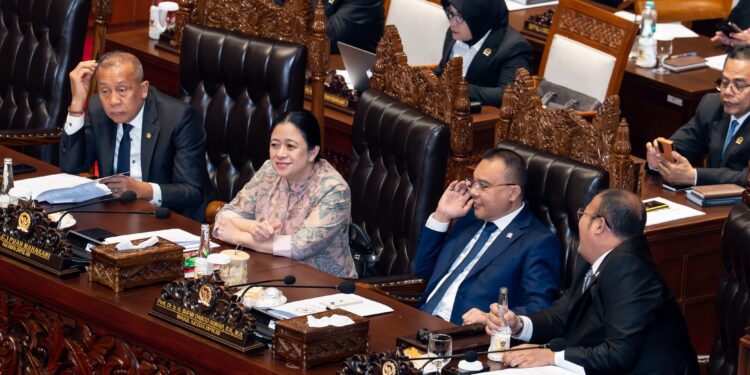 Puan Maharani di Gedung DPR, Senayan.[foto : ist]