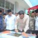 Wali Kota Fadly Amran saat meresmikan gedung serbaguna medan nan bapaneh.[foto : ist]