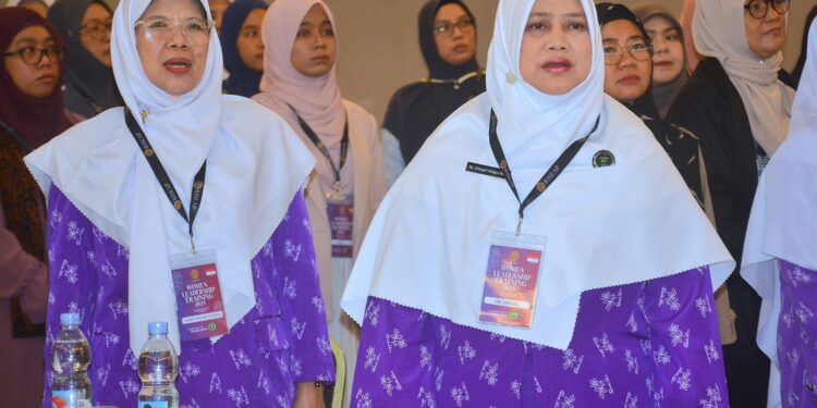 Ketua Gabungan Organisasi Wanita (GOW) Kota Padang Sri Hayati Maigus Nasir menghadiri kegiatan International Women Leadership Training 2025.[foto : ist]