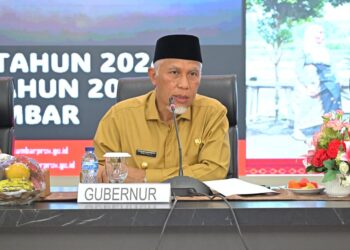 Gubernur Sumbar, Mahyeldi.[foto : ist]