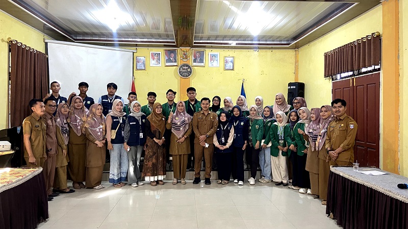 Sebanyak 20 mahasiswa Universitas Andalas (UNAND) diterjunkan untuk melaksanakan program pengabdian masyarakat di nagari Kajai (Foto: Ist)