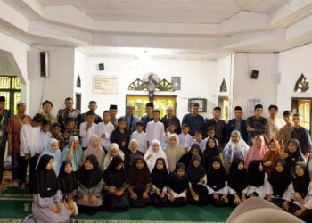 Kegiatan Didikan Subuh Gabungan kembali digelar dengan meriah dan penuh semangat di Mushola Nurul Yaqin, Jorong Kampung Alang, Nagari Kajai, pada Minggu pagi (13/07) (Foto: Ist)