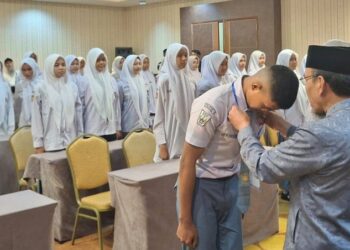 54 Paskibraka Kota Padang 2025 Jalani Pelatihan