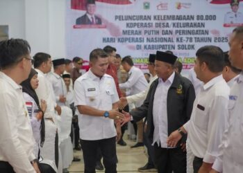 Pemkab Solok Dukung Penuh Peluncuran Koperasi Desa/Kelurahan Merah Putih