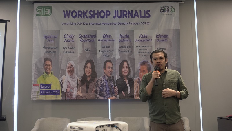 Ketua Society of Indonesian Environmental Journalists (SIEJ), Joni Aswira Putra (Foto: Ist)