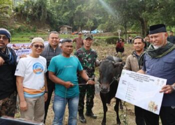 Dua Nagari di Kabupaten Solok Terima Bantuan Kurban dari Gubernur