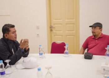 Bupati Solok Jon Firman Pandu Bahas Strategi Pembangunan dengan Mantan Kepala Bappenas Andrinof Chaniago