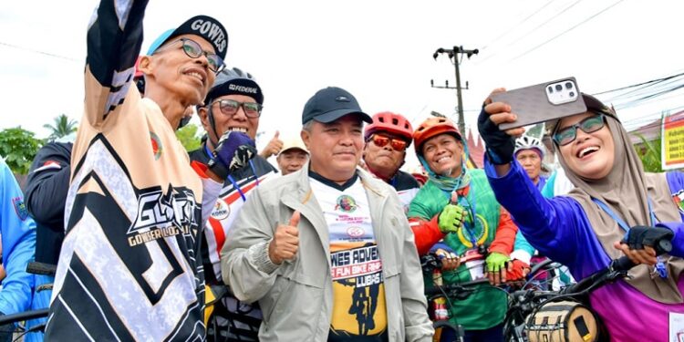 HUT Lubuk Basung ke-32 Dimeriahkan Gowes Adventure “Lubas Bangkit” 2025