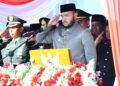 Wali Kota Padang, Fadly Amran jadi instruktur upacara HUT RI ke-80.[foto : ist]
