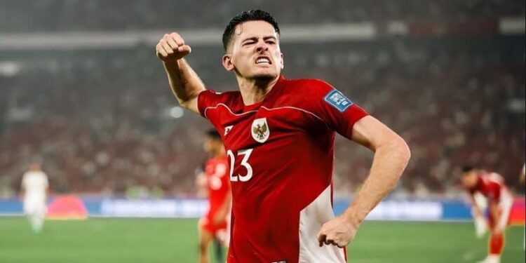 Main di  Timnas, Justin Hubner Merasa Layaknya Cristiano Ronaldo