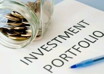 Foto bertuliskan investment portfolio.[foto : ist]